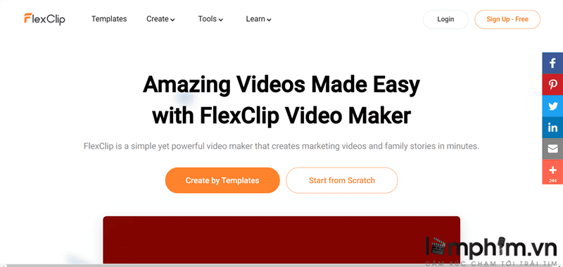 flexclip.com - Lọc tạp âm online, loại bỏ tiếng ồn ra khỏi video